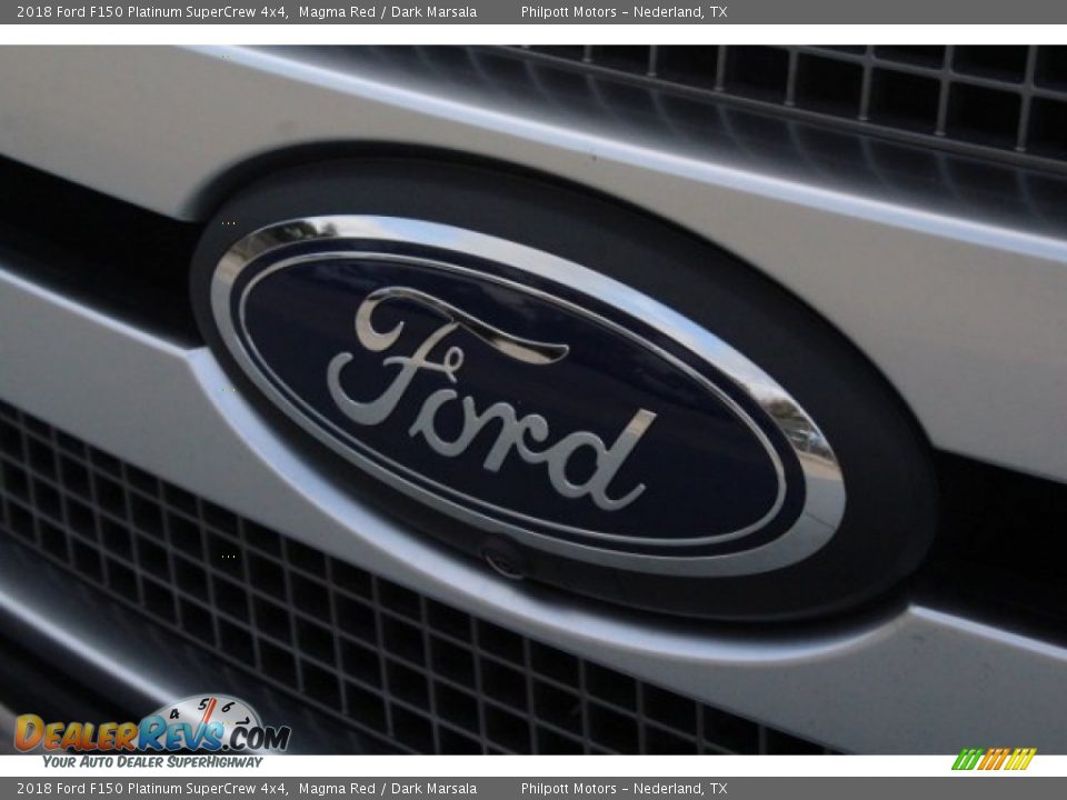 2018 Ford F150 Platinum SuperCrew 4x4 Magma Red / Dark Marsala Photo #4