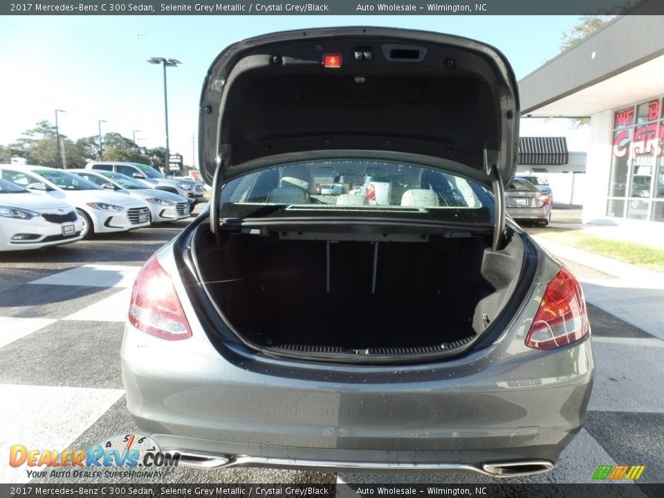 2017 Mercedes-Benz C 300 Sedan Selenite Grey Metallic / Crystal Grey/Black Photo #5