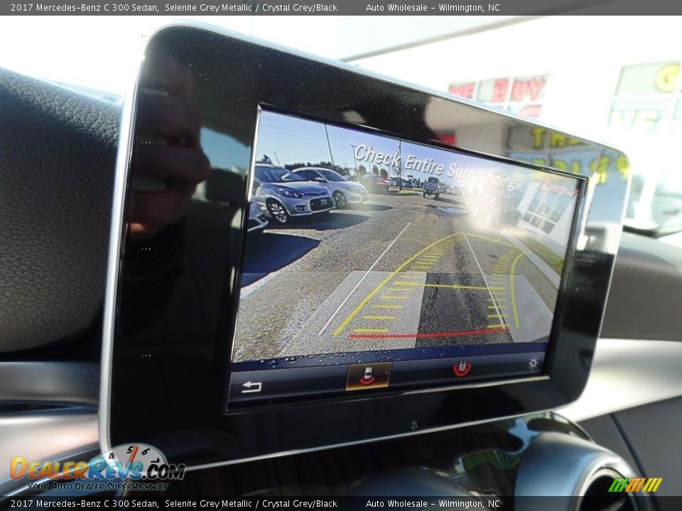 2017 Mercedes-Benz C 300 Sedan Selenite Grey Metallic / Crystal Grey/Black Photo #18