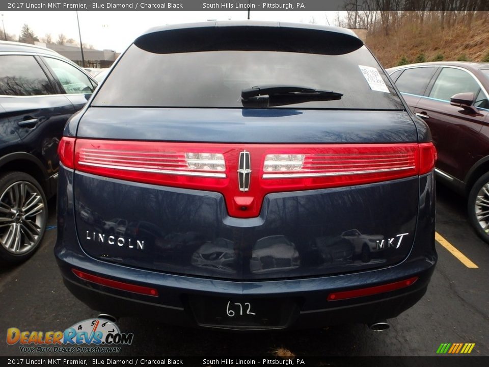 2017 Lincoln MKT Premier Blue Diamond / Charcoal Black Photo #3