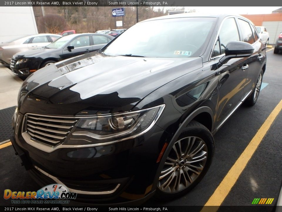 2017 Lincoln MKX Reserve AWD Black Velvet / Ebony Photo #1