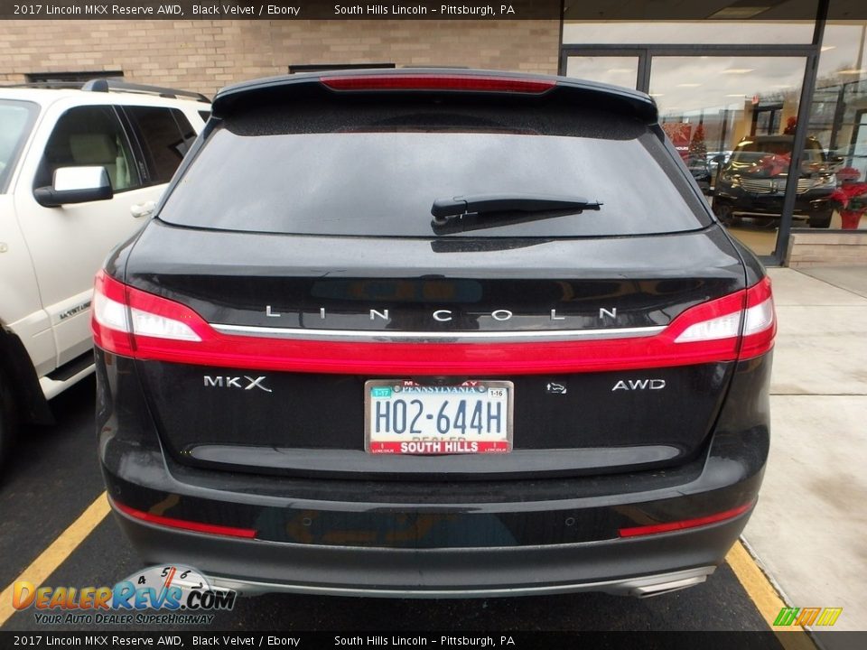 2017 Lincoln MKX Reserve AWD Black Velvet / Ebony Photo #3