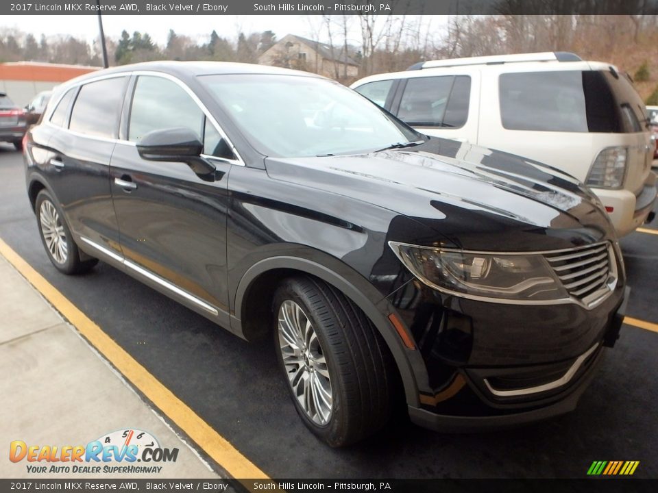 2017 Lincoln MKX Reserve AWD Black Velvet / Ebony Photo #5