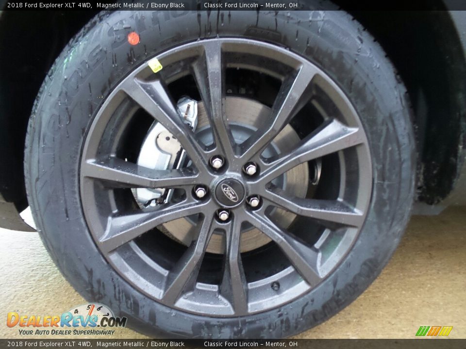 2018 Ford Explorer XLT 4WD Magnetic Metallic / Ebony Black Photo #5