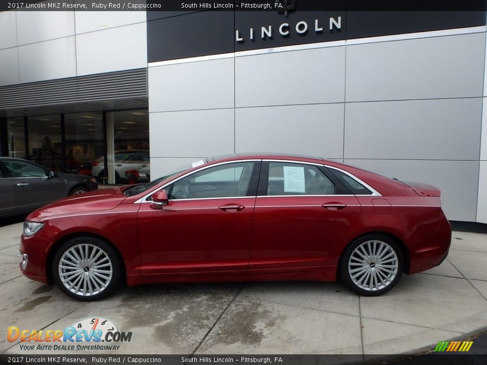 2017 Lincoln MKZ Reserve Ruby Red / Cappuccino Photo #2