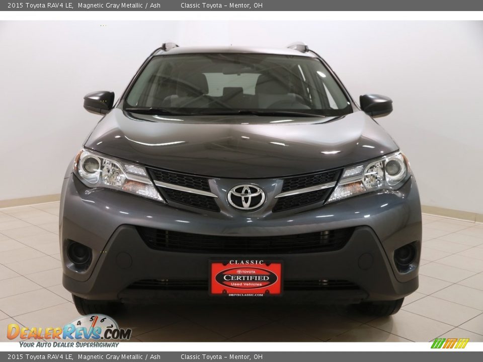 2015 Toyota RAV4 LE Magnetic Gray Metallic / Ash Photo #2