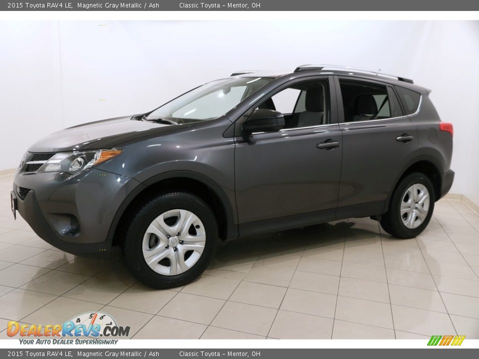 2015 Toyota RAV4 LE Magnetic Gray Metallic / Ash Photo #3