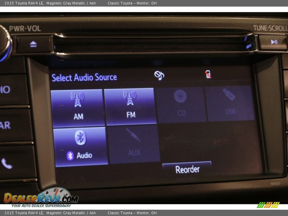 2015 Toyota RAV4 LE Magnetic Gray Metallic / Ash Photo #9