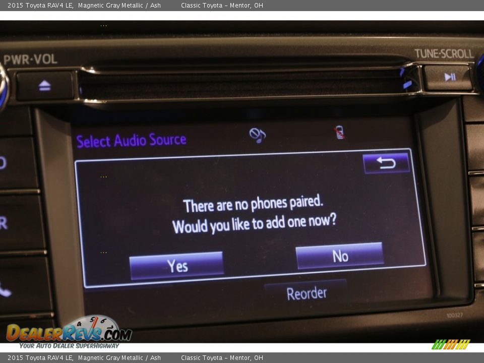 2015 Toyota RAV4 LE Magnetic Gray Metallic / Ash Photo #10