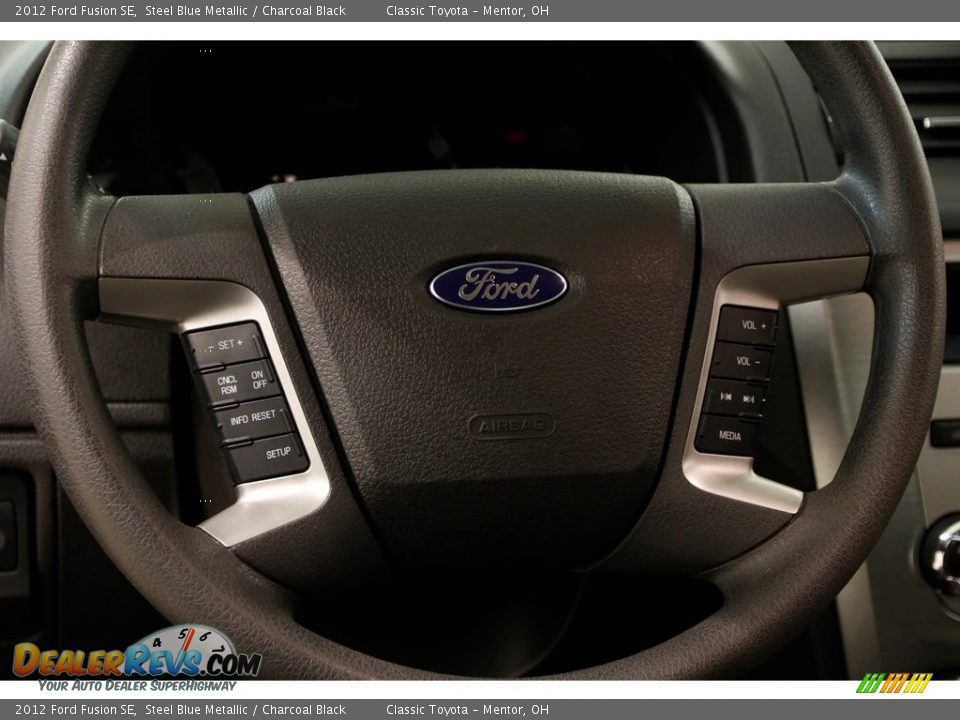 2012 Ford Fusion SE Steel Blue Metallic / Charcoal Black Photo #6