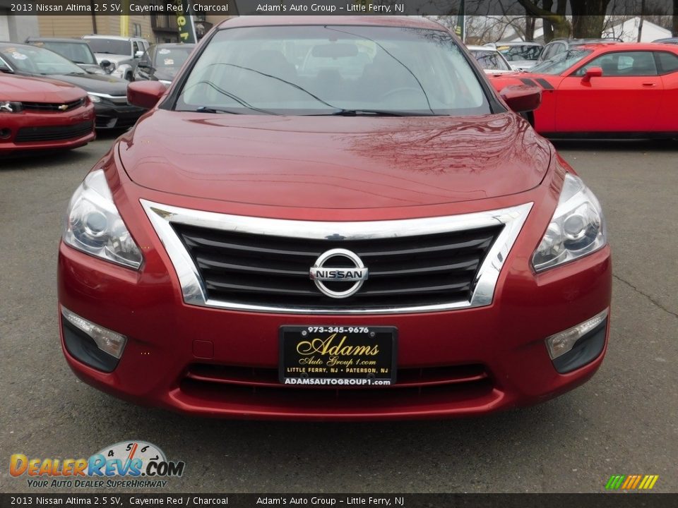 2013 Nissan Altima 2.5 SV Cayenne Red / Charcoal Photo #2