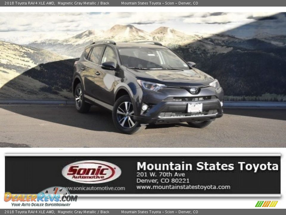2018 Toyota RAV4 XLE AWD Magnetic Gray Metallic / Black Photo #1