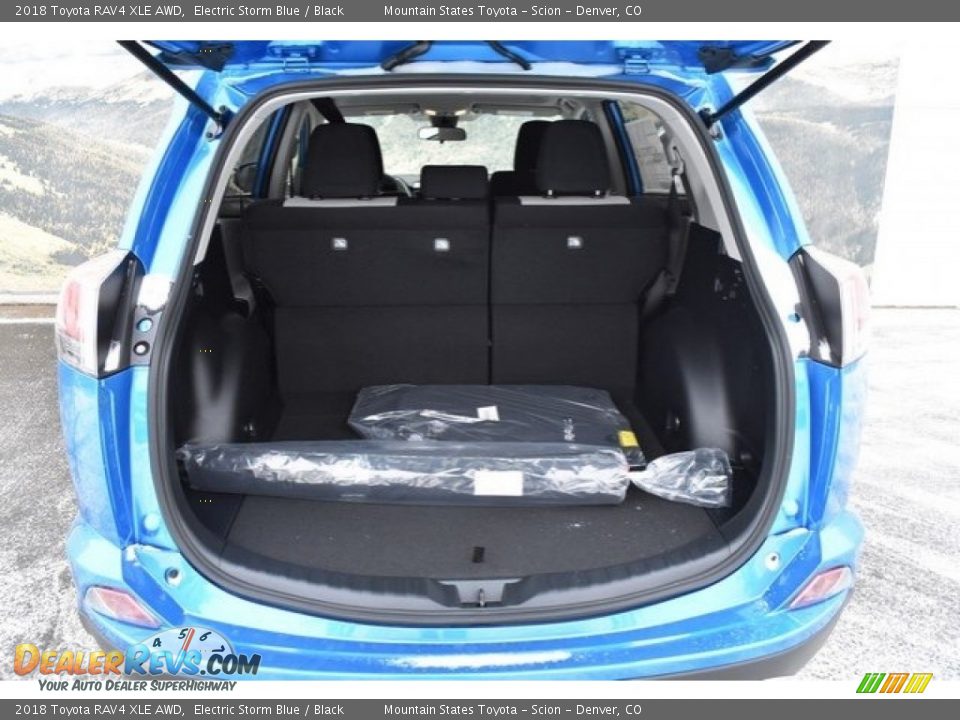 2018 Toyota RAV4 XLE AWD Electric Storm Blue / Black Photo #8