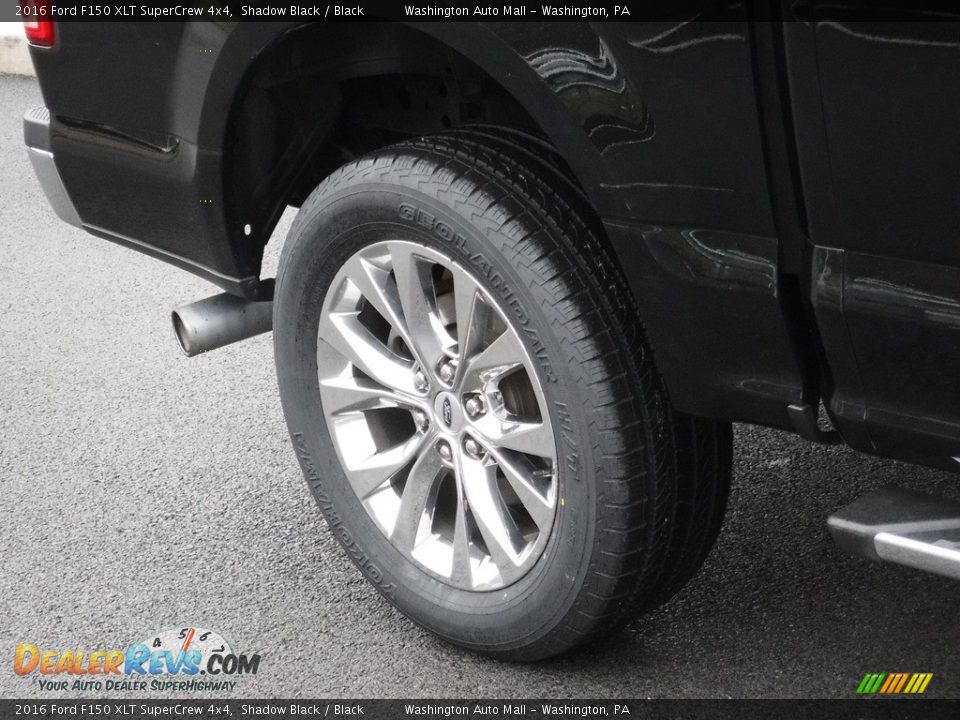 2016 Ford F150 XLT SuperCrew 4x4 Shadow Black / Black Photo #3