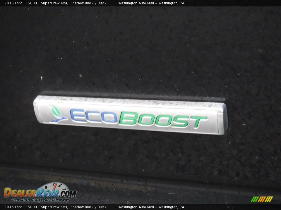 2016 Ford F150 XLT SuperCrew 4x4 Shadow Black / Black Photo #7