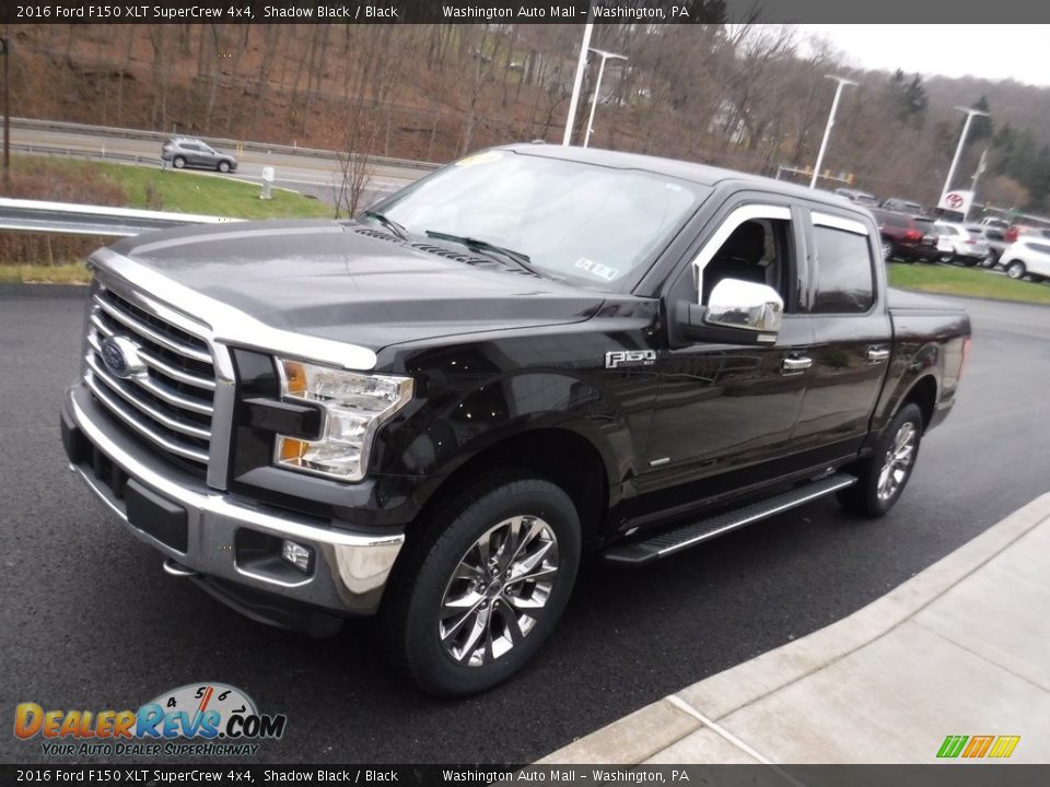 2016 Ford F150 XLT SuperCrew 4x4 Shadow Black / Black Photo #9