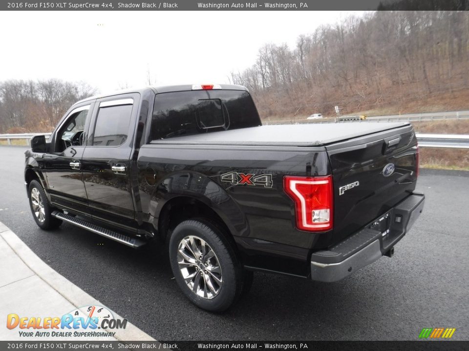 2016 Ford F150 XLT SuperCrew 4x4 Shadow Black / Black Photo #10