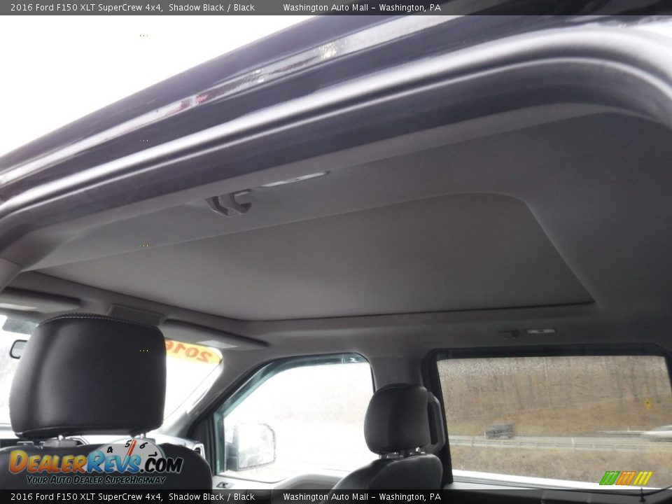 2016 Ford F150 XLT SuperCrew 4x4 Shadow Black / Black Photo #14