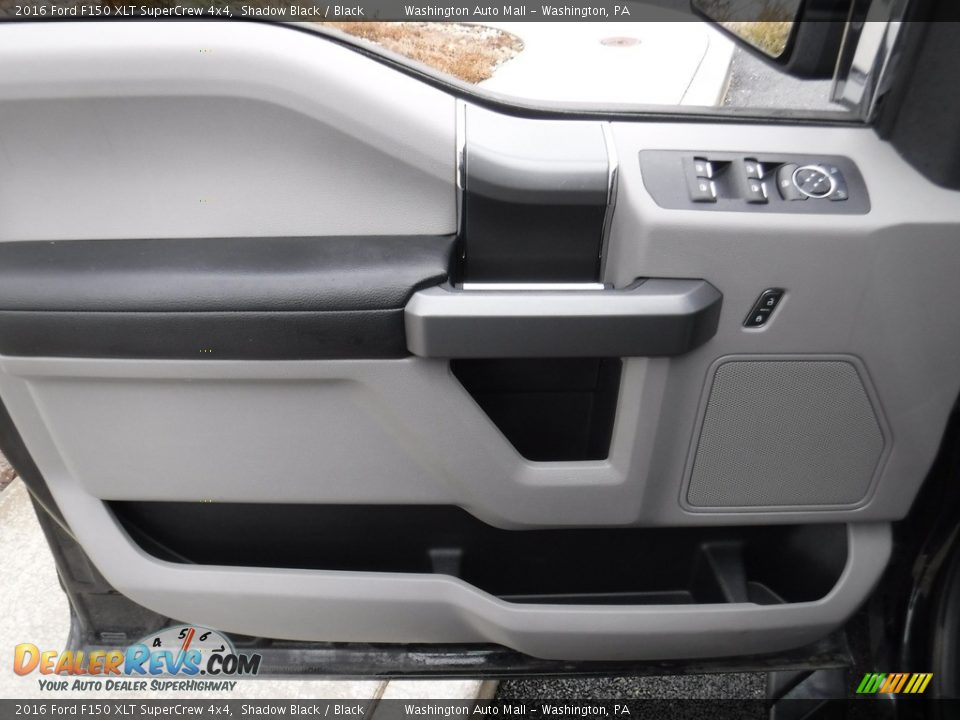 2016 Ford F150 XLT SuperCrew 4x4 Shadow Black / Black Photo #19