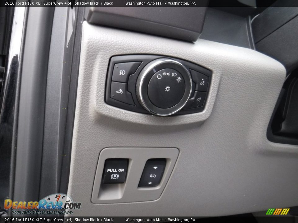 2016 Ford F150 XLT SuperCrew 4x4 Shadow Black / Black Photo #20