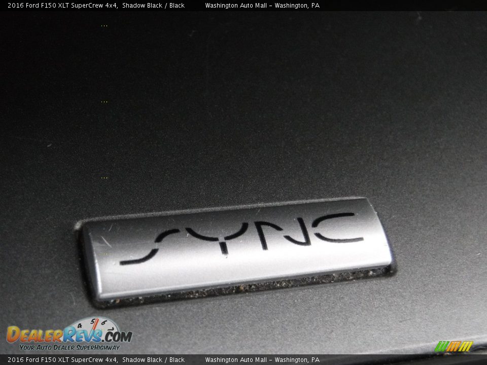 2016 Ford F150 XLT SuperCrew 4x4 Shadow Black / Black Photo #25