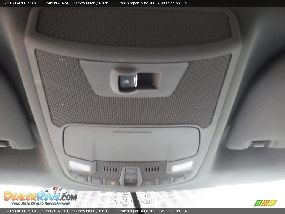 2016 Ford F150 XLT SuperCrew 4x4 Shadow Black / Black Photo #27