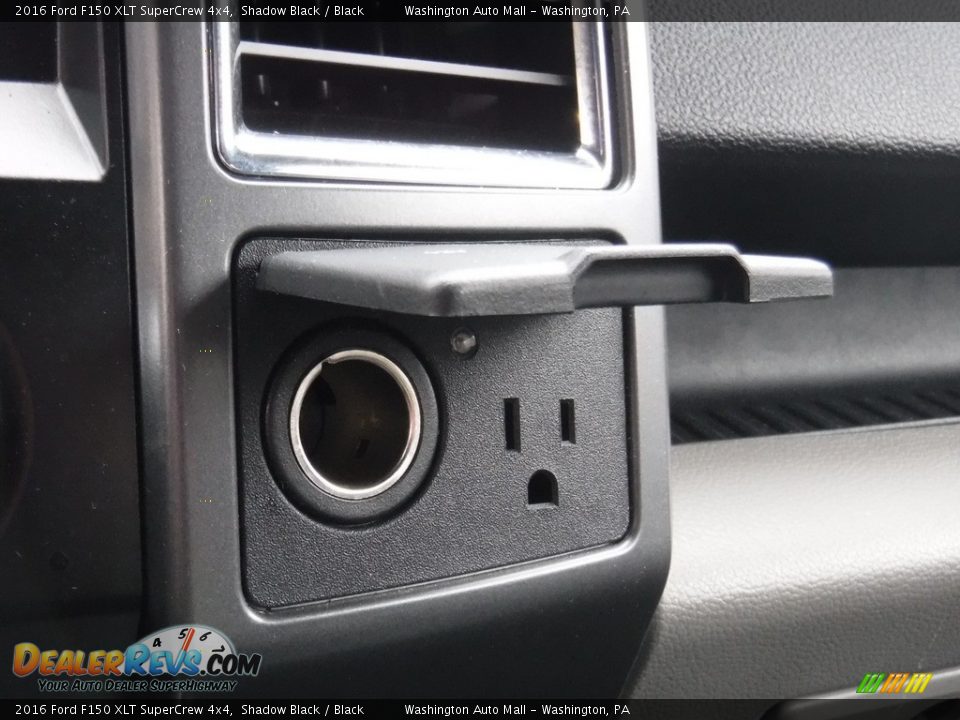 2016 Ford F150 XLT SuperCrew 4x4 Shadow Black / Black Photo #28