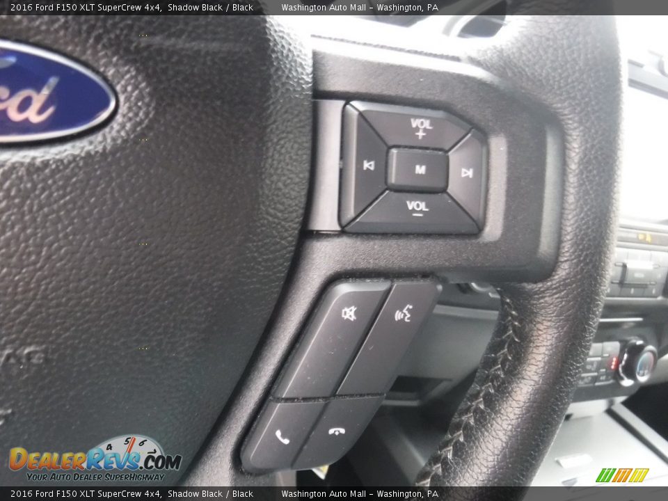 2016 Ford F150 XLT SuperCrew 4x4 Shadow Black / Black Photo #29