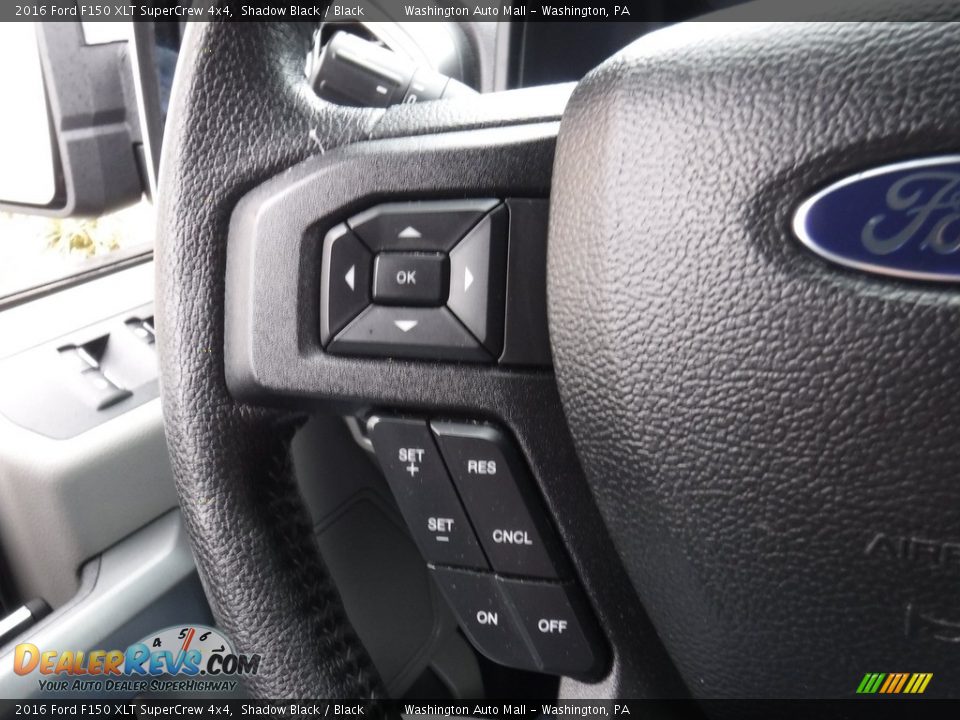 2016 Ford F150 XLT SuperCrew 4x4 Shadow Black / Black Photo #30
