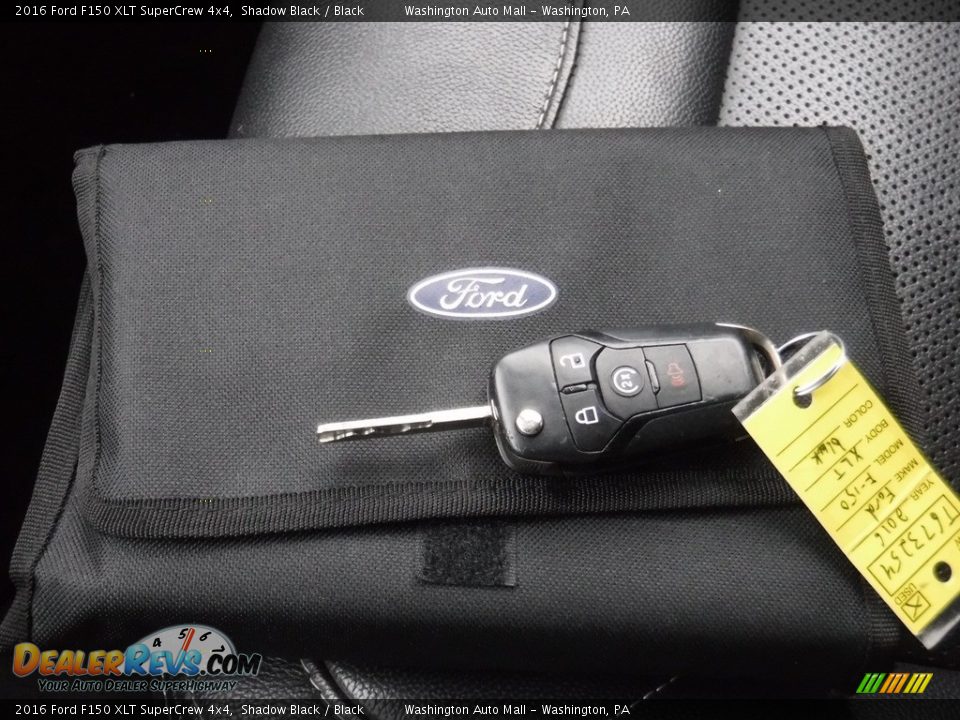 2016 Ford F150 XLT SuperCrew 4x4 Shadow Black / Black Photo #32