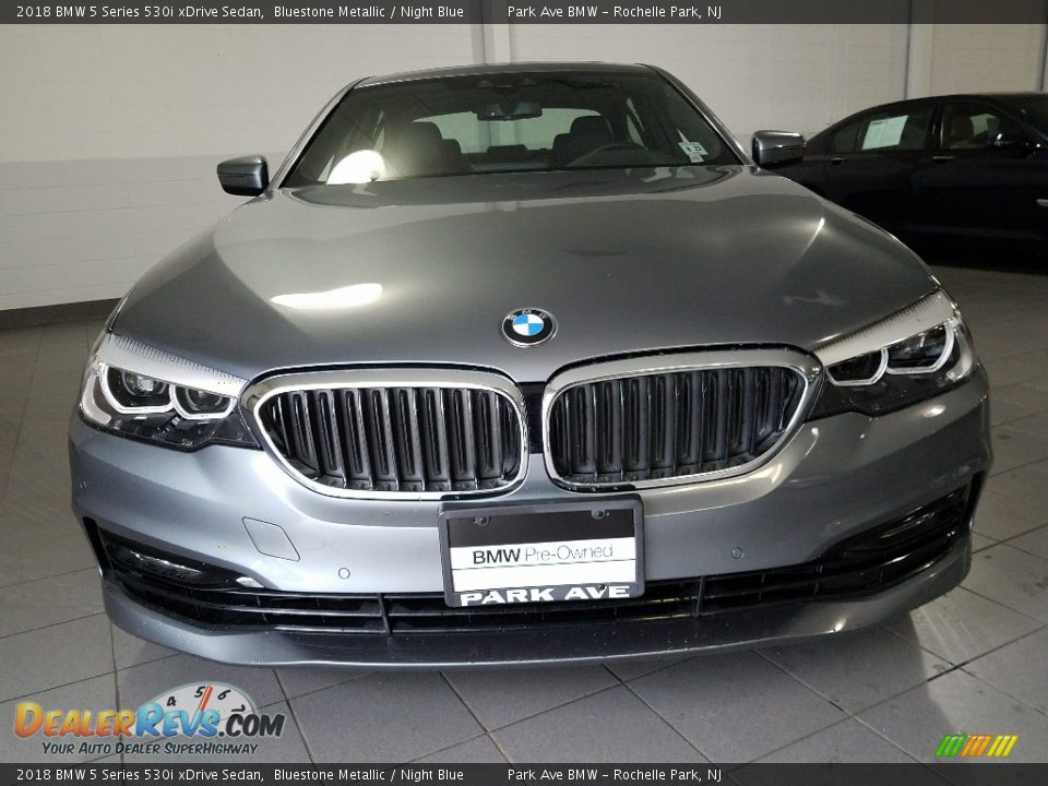 2018 BMW 5 Series 530i xDrive Sedan Bluestone Metallic / Night Blue Photo #2