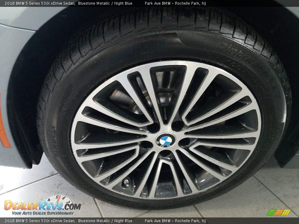 2018 BMW 5 Series 530i xDrive Sedan Bluestone Metallic / Night Blue Photo #3
