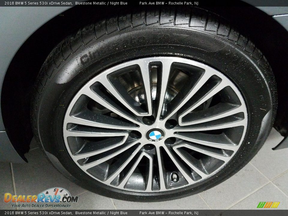 2018 BMW 5 Series 530i xDrive Sedan Bluestone Metallic / Night Blue Photo #4