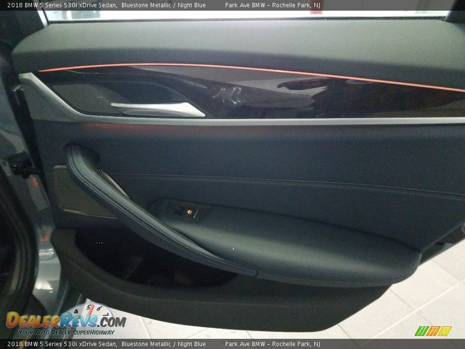 2018 BMW 5 Series 530i xDrive Sedan Bluestone Metallic / Night Blue Photo #15