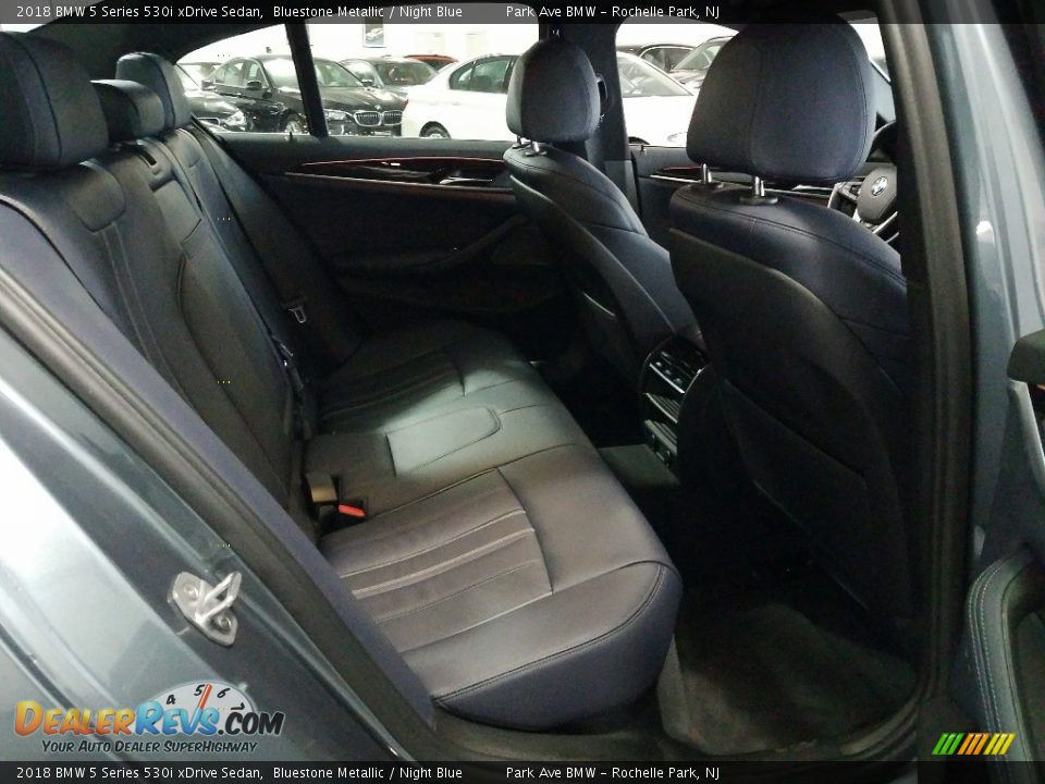 2018 BMW 5 Series 530i xDrive Sedan Bluestone Metallic / Night Blue Photo #16