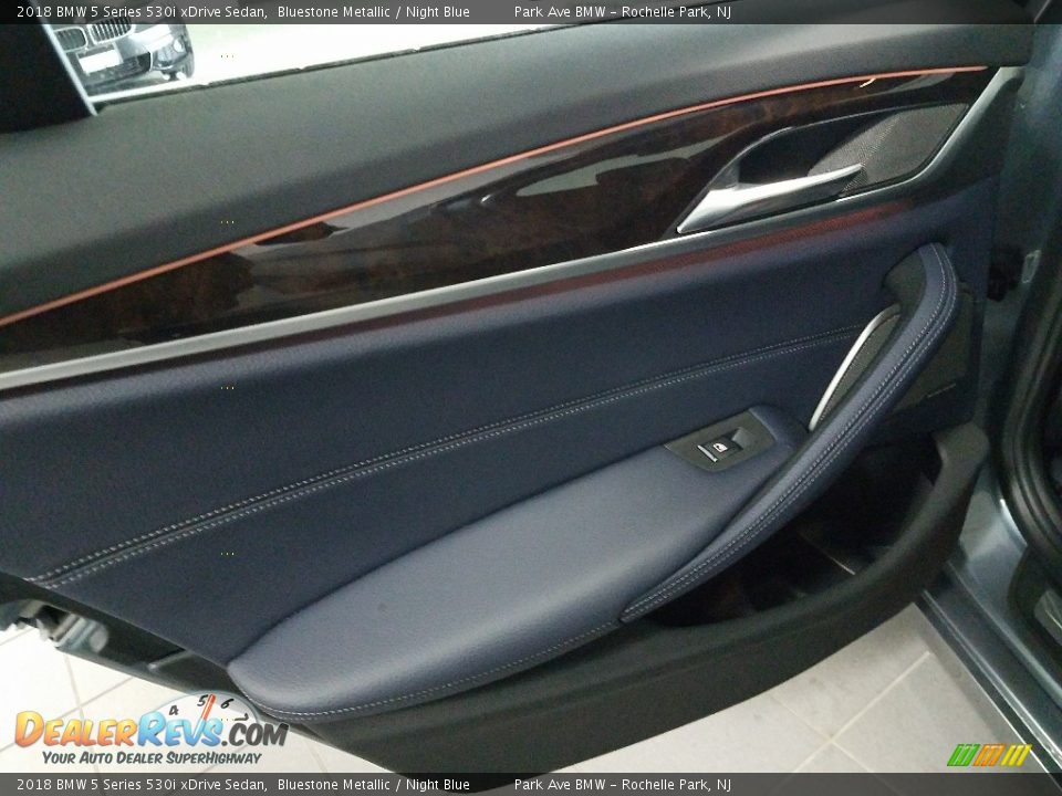 2018 BMW 5 Series 530i xDrive Sedan Bluestone Metallic / Night Blue Photo #18