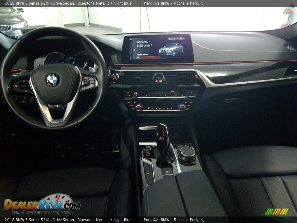 2018 BMW 5 Series 530i xDrive Sedan Bluestone Metallic / Night Blue Photo #19