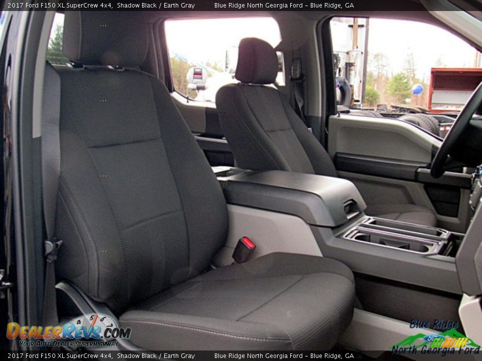 2017 Ford F150 XL SuperCrew 4x4 Shadow Black / Earth Gray Photo #11