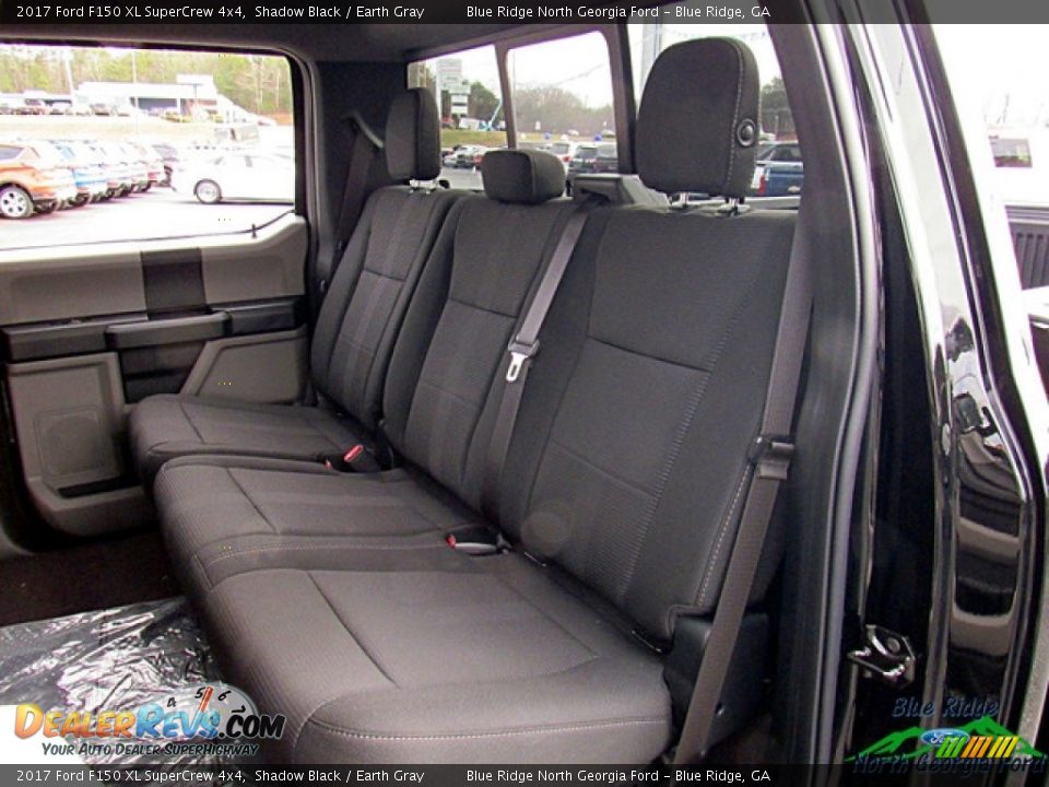 2017 Ford F150 XL SuperCrew 4x4 Shadow Black / Earth Gray Photo #13