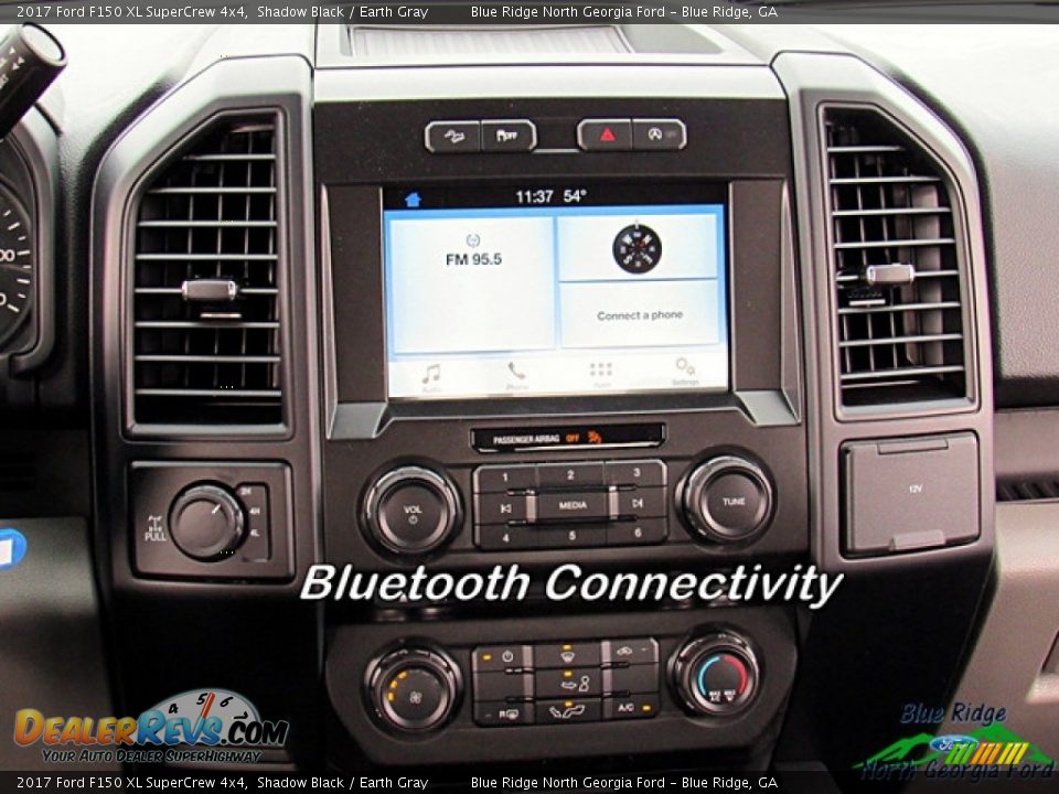 2017 Ford F150 XL SuperCrew 4x4 Shadow Black / Earth Gray Photo #18