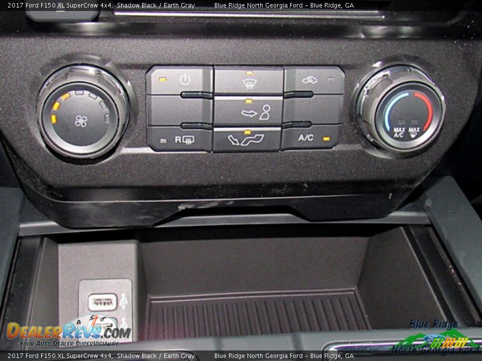 2017 Ford F150 XL SuperCrew 4x4 Shadow Black / Earth Gray Photo #20