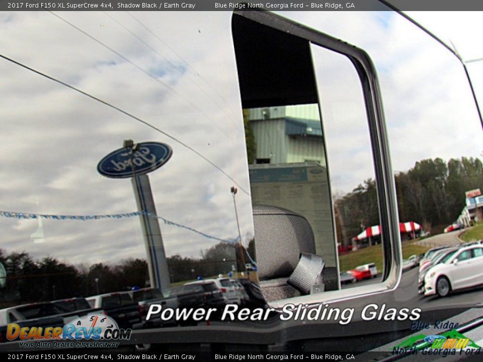 2017 Ford F150 XL SuperCrew 4x4 Shadow Black / Earth Gray Photo #22