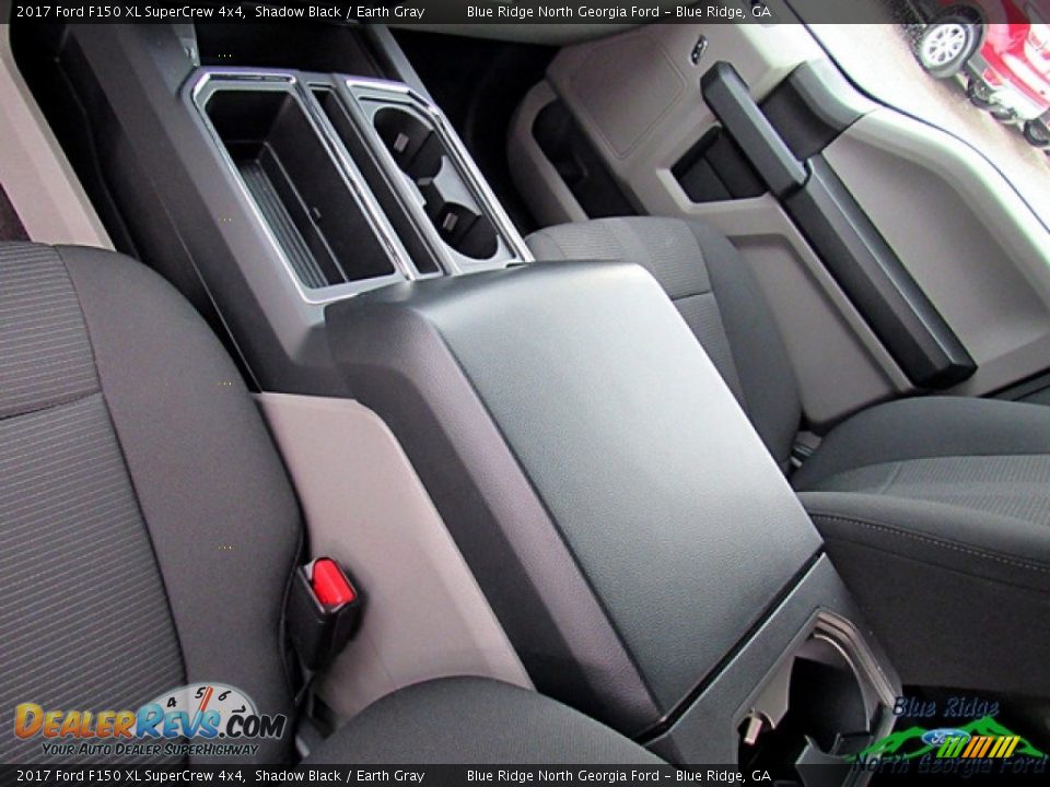 2017 Ford F150 XL SuperCrew 4x4 Shadow Black / Earth Gray Photo #23