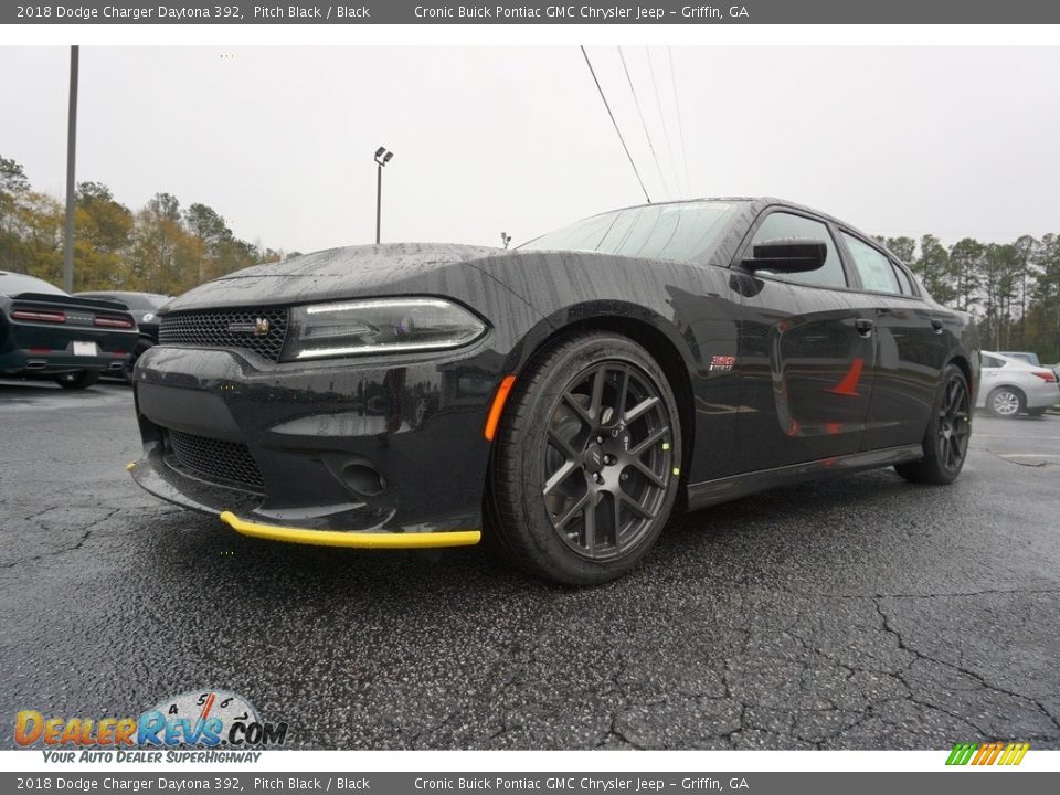 2018 Dodge Charger Daytona 392 Pitch Black / Black Photo #3