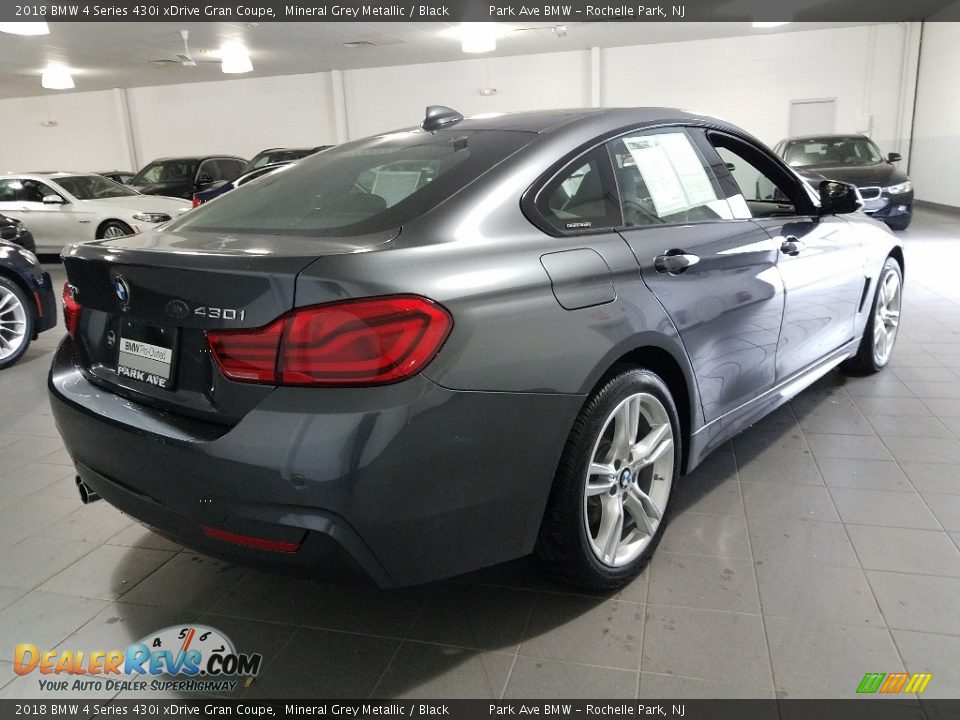 2018 BMW 4 Series 430i xDrive Gran Coupe Mineral Grey Metallic / Black Photo #7