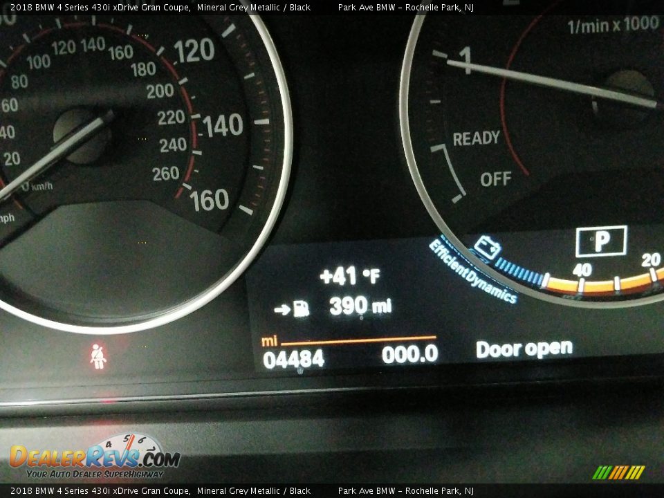 2018 BMW 4 Series 430i xDrive Gran Coupe Mineral Grey Metallic / Black Photo #29