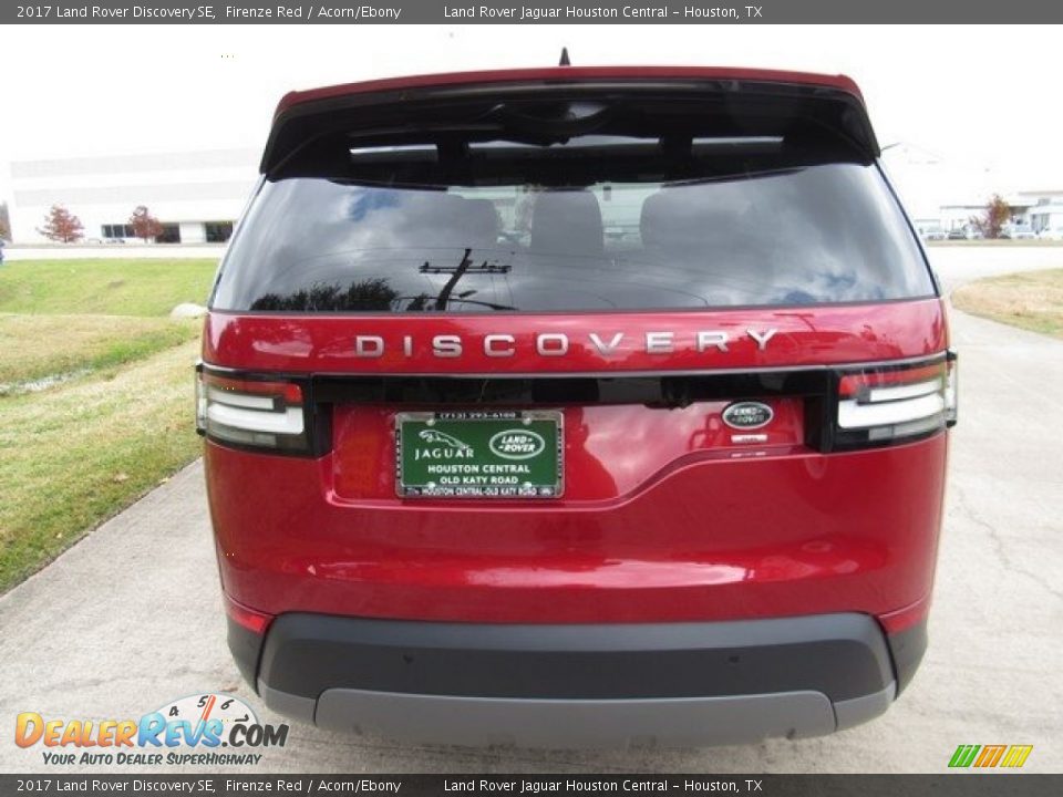 2017 Land Rover Discovery SE Firenze Red / Acorn/Ebony Photo #8