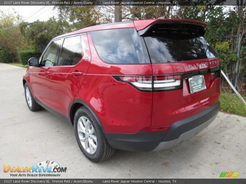 2017 Land Rover Discovery SE Firenze Red / Acorn/Ebony Photo #12