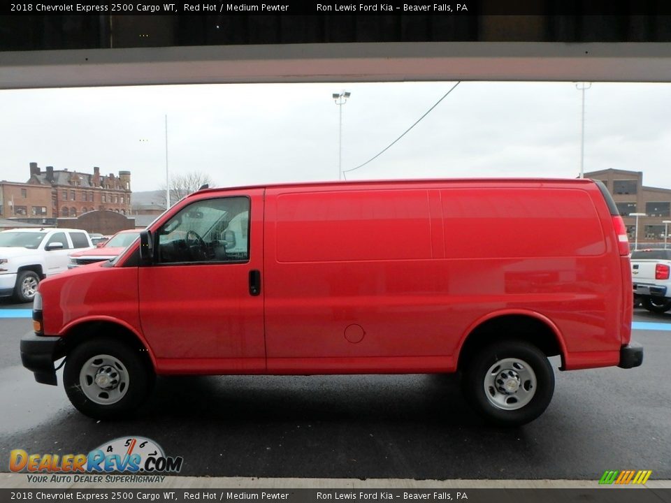 Red Hot 2018 Chevrolet Express 2500 Cargo WT Photo #7