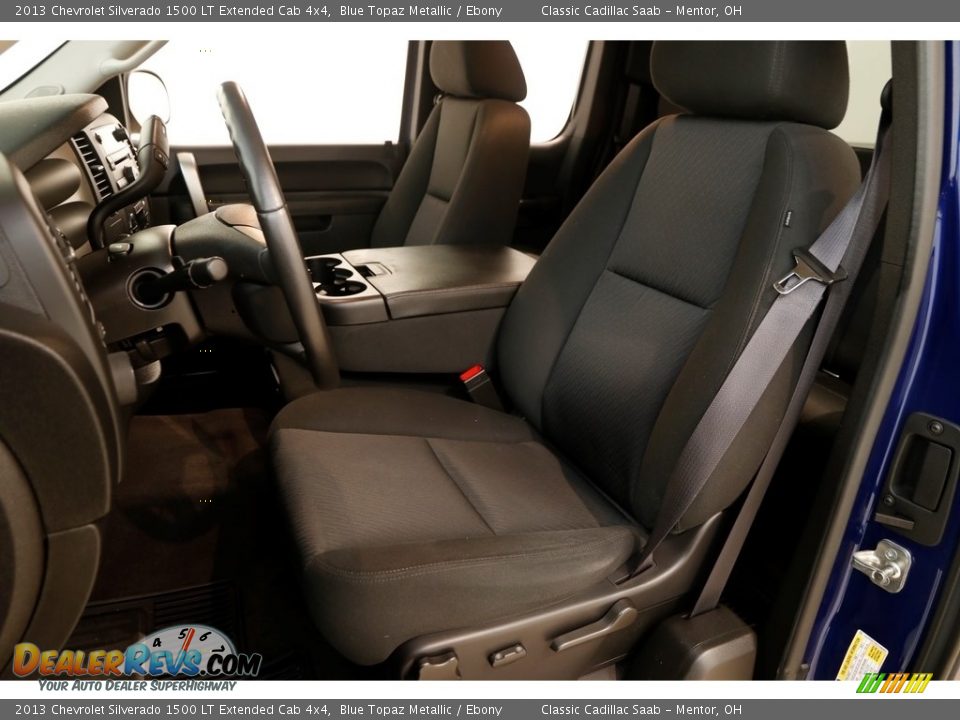 2013 Chevrolet Silverado 1500 LT Extended Cab 4x4 Blue Topaz Metallic / Ebony Photo #5